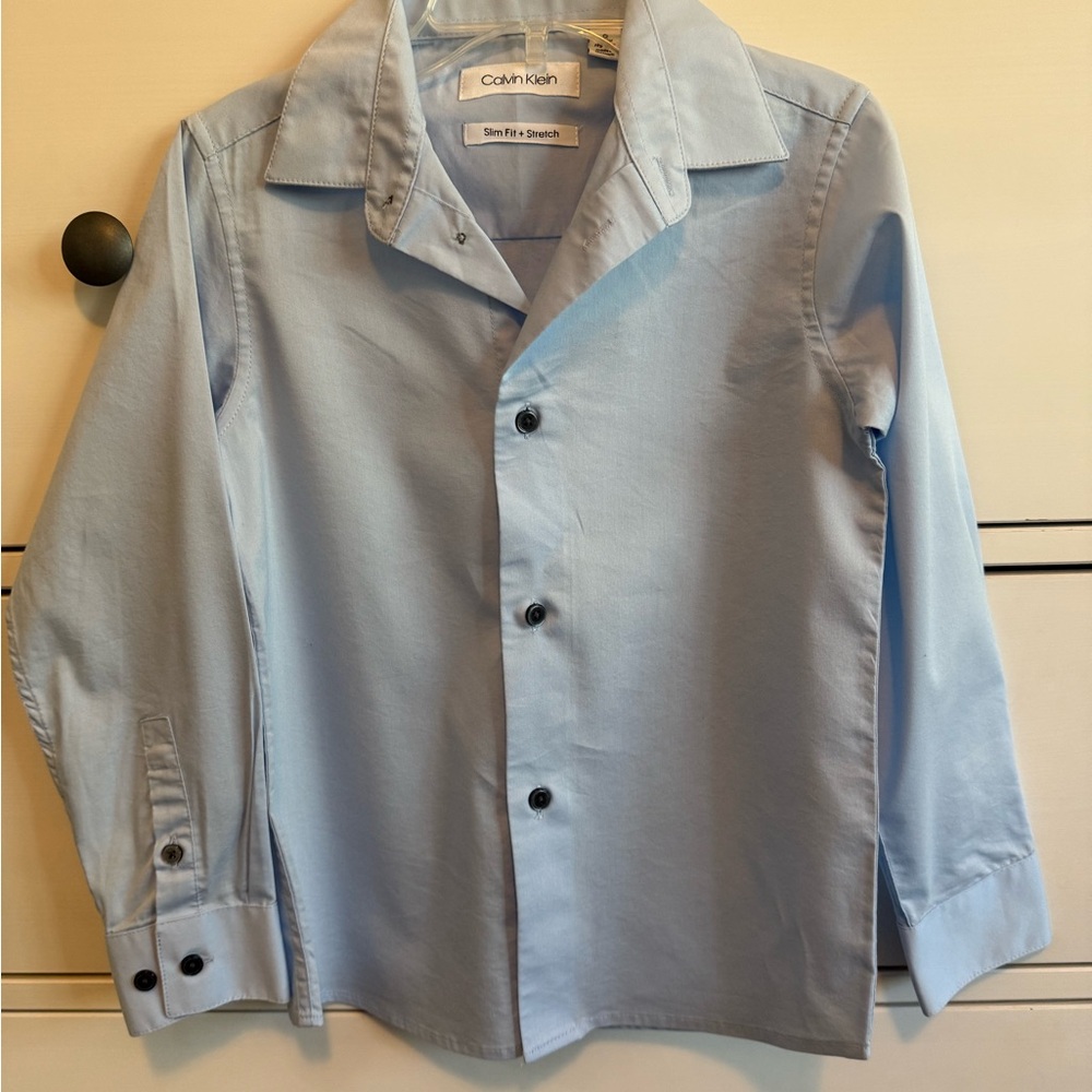 Calvin Klein Light Blue Button-Up Shirt